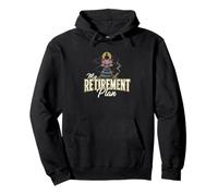 My Retirement Plan Meditation Mindfulness Practice Meditator Pullover Hoodie