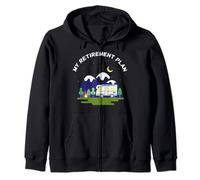 My Retirement Plan - Motorhome RV Camper Retired to Retire Zip Hoodie