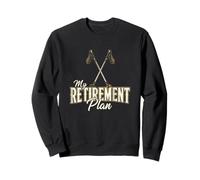 My Retirement Plan Nordic Walking Fitness Walker Sweatshirt