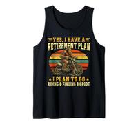 My Retirement Plan Riding Dirt Bike Finding Bigfoot Vintage Tank Top