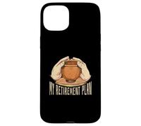 MY RETIREMENT PLAN Throw Pottery Pots Ceramics Meme Case for iPhone 15 Plus