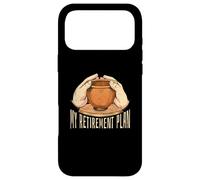 MY RETIREMENT PLAN Throw Pottery Pots Ceramics Meme Case for iPhone 17 Pro Max