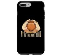 MY RETIREMENT PLAN Throw Pottery Pots Ceramics Meme Case for iPhone 7 Plus/8 Plus