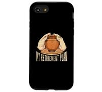 MY RETIREMENT PLAN Throw Pottery Pots Ceramics Meme Case for iPhone SE (2020) / 7/8