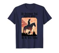 My Retirement Trail Begins Here Western Design T-Shirt