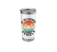 My Retirement Vehicle Funny Drone Pilot Retirement Stainless Steel Insulated Tumbler