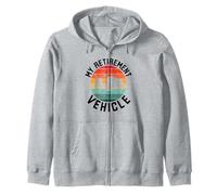My Retirement Vehicle funny lawnmower dad retirement Zip Hoodie