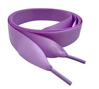 My Ribbon Laces 142cm /56" Lilac Flat Satin Ribbon Shoelaces for Bootlaces For Boots 1460w 8 eyelet