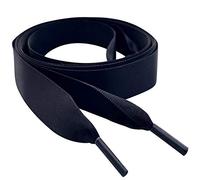 My Ribbon Laces 142cm/56 long Navy Blue Flat Satin Ribbon Shoelaces for Adults & Kids Sneaker, Trainer, shoes boots shoe laces