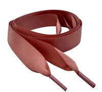 My Ribbon Laces 142cm/ 56" Long Rose Gold Beige Flat Satin Ribbon Shoelaces Suitable for Converse, Nike, Blazers, Trainers, Boot Laces