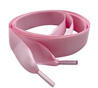 My Ribbon Laces Pearl Pink Satin Ribbon Shoelaces for Bootlaces To Fit Boot 1460w 8 eyelet /142cm /56"