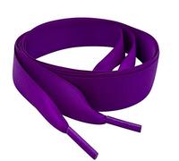 My Ribbon Laces Purple Satin Ribbon 85cm Flat Ribbon Shoe laces For Trainers, Boots & Shoes