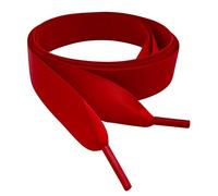 My Ribbon Laces Red 120cm Flat Ribbon Shoe laces For Trainers, Boots & Shoes
