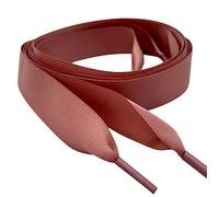 My Ribbon Laces Rose Gold Beige 142cm Satin Flat Ribbon Shoe laces For Trainers, Boots & Shoes