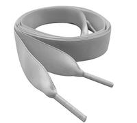 My Ribbon Laces Silver grey 142cm Flat Ribbon Shoe laces For Trainers, Boots & Shoes