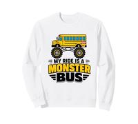 My Ride is a Monster Bus, Awesome Monster School Bus Lovers Sweatshirt