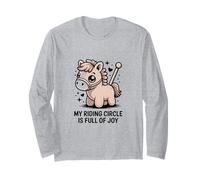 My Riding Circle is Full of Joy Cute Pony Long Sleeve T-Shirt