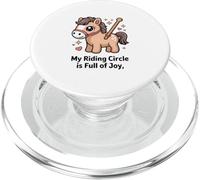 My Riding Circle Is Full Of Joy Cute Pony PopSockets PopGrip for MagSafe