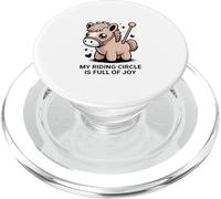 My Riding Circle Is Full Of Joy Cute Pony PopSockets PopGrip for MagSafe