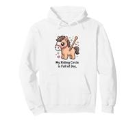 My Riding Circle Is Full Of Joy Cute Pony Pullover Hoodie