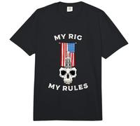 My Rig My Rules Design for a Proud Oilfield Worker Comfort Colors Adult Heavyweight T-Shirt