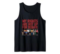 My Rights Are Not Up For Debate Equality Protest Design Tank Top