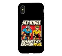 My Rival Doesn't Even Know My Name Funny Cycling Humor Case for iPhone X/XS