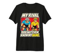 My Rival Doesn't Even Know My Name Funny Cycling Humor Premium T-Shirt