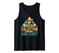 My Rock Collection Bigger Than Your Shoe Closet Geology Tank Top