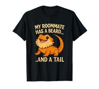 My Roommate Has A Beard And A Tail Lizard Pet T-Shirt