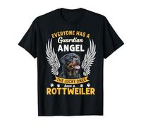 My Rottweiler Is A Guardian Angel Tee Gift Who Loves Pets T-Shirt
