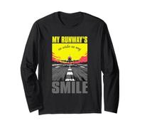 My Runway is as Wide as My Smile Long Sleeve T-Shirt