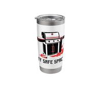 My Safe Space Barbecue Steak Grill Master BBQ Party Smoker Stainless Steel Insulated Tumbler