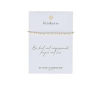 My Saint My Hero "Be Kind Humankind Bracelets - Wear the Message, Share the Mission - Kindness Starts Within, One Size, Cotton, no gemstone