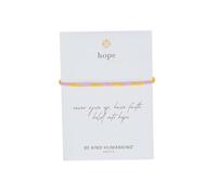 My Saint My Hero "Be Kind Humankind Bracelets - Wear the Message, Share the Mission - Kindness Starts Within, One Size, Cotton, no gemstone