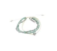 My Saint My Hero "Be Still Prayer Bracelet - Handwoven Reminder of Trust, Stillness & Divine Peace - A Reminder To Release All Distractions and Embrace Divine Love, Adjustable Size, Gemstone, no