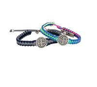 My Saint My Hero Friends Forever Bracelet Set, One Size, Cotton, no gemstone