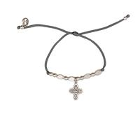 My Saint My Hero "Little Saints Bracelet - Patron Saint Bracelets - Handwoven by Local Artisans Worldwide for Faith, Protection & Guidance - Madals Hand-Cast at Sacred Site In Italy, 6" to 9.5", Metal