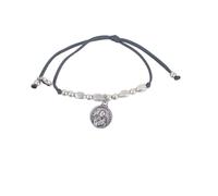 My Saint My Hero "Little Saints Bracelet - Patron Saint Bracelets - Handwoven by Local Artisans Worldwide for Faith, Protection & Guidance - Madals Hand-Cast at Sacred Site In Italy, 6" to 9.5