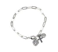 My Saint My Hero Renewal Consecration Bracelet - Silvertone