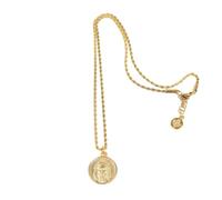 My Saint My Hero Seek Him Necklace, 18" with 2" extender, Stainless Steel, No Gemstone