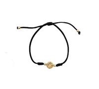 My Saint My Hero Well Wishes Spiritual Bouquet Bracelet - A Handcrafted Gift of Love, Prayer & Blessings with Medals Hand-Cast in Italy, One Size, Cotton, no gemstone