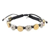 My Saint My Hero Well Wishes Spiritual Bouquet Bracelet - A Handcrafted Gift of Love, Prayer & Blessings with Medals Hand-Cast in Italy, One Size, Cotton, no gemstone