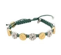 My Saint My Hero Well Wishes Spiritual Bouquet Bracelet - A Handcrafted Gift of Love, Prayer & Blessings with Medals Hand-Cast in Italy, One Size, Cotton, no gemstone