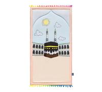 My Salah Mat Muslim Prayer Rug - Thick Large Padded Sajadah for Toddlers & Kids by Urban Rugs UK - Soft Islamic Mat Great for Knees Forehead Eid Ramadan Travel4 (Midday in Mecca)