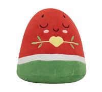 My Salah Mat Nūr Watermelon Plush - 20cm Soft, Cuddly and Adorable Fruit Pillow and Plush Doll - Great Gift for Ramadan & Eid