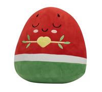 My Salah Mat Nūr Watermelon Plush - 30cm Soft, Cuddly and Adorable Fruit Pillow and Plushie Doll - Great Gift for Ramadan & Eid