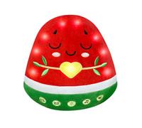My Salah Mat Nur Watermelon Plush 30Cm Soft Cuddly Fruit Pillow Light Up Interactive Islamic Plush Learn Surahs And Duas