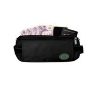 My Salah Mat Original Hajj Safe Secure Hajj Umrah Men Waist Bag Ihram Belt (Black)
