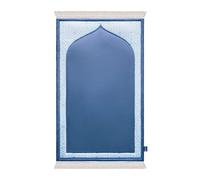 My Salah Mat Prayer Rug - Thick Padded Sajadah For Kids And Toddlers, Soft Islamic Mat For Eid And Ramadan - Blue